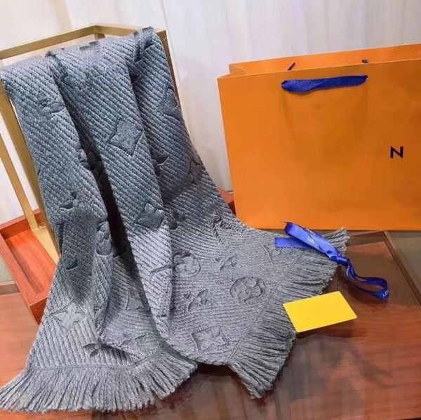 Womens luxurys designer scarf pashmina for designers warm winter scarves fashion classic men and women cashmere wrap wool long shawl with or