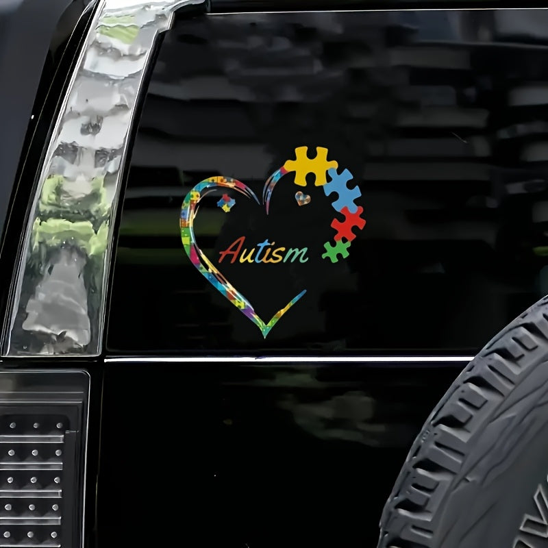 TEMU Very Attractive And Unique Autism-themed Car Stickers, Suitable For Cars, Motorcycles, Laptops, Refrigerators, Walls, Glass , Etc. | Car Decals