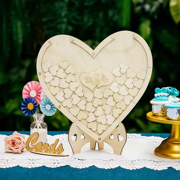 Other Event Party Supplies Wedding Guest Book Alternative Wedding Decoration Drop Heart Guestbook Signature Guest Books Tabletop Decoration