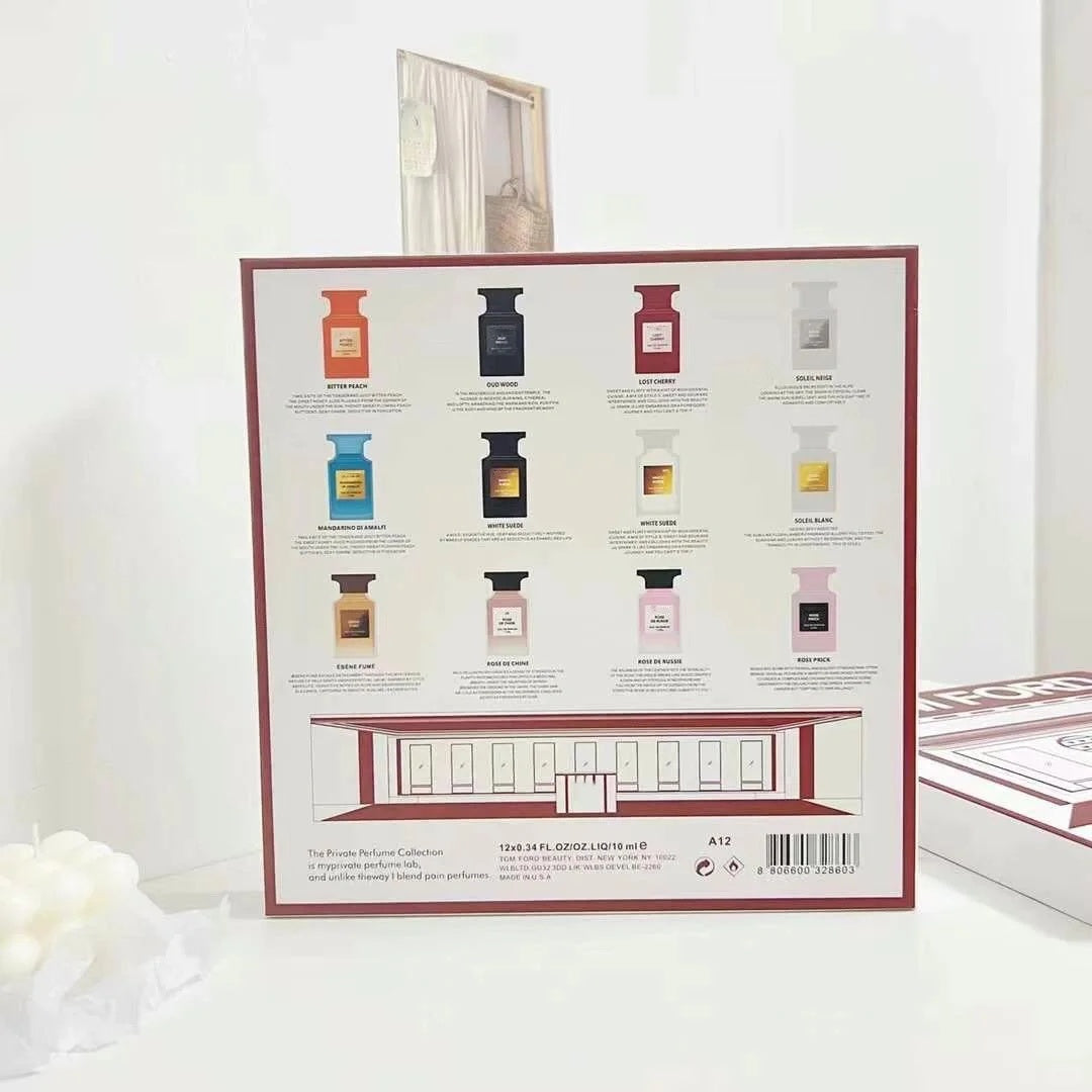 7.5ml*12pcs Gift Set Perfume Fragrance for Women Men cologne with Good Smell High Quality Parfum Spray