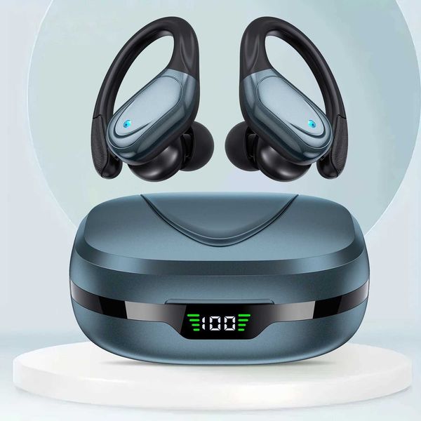 Wireless Earbuds With Earhooks Waterproof Sports phones HiFi Stereo Earphones With Mic ENC Noise Cancelling sets Deep B Z250114
