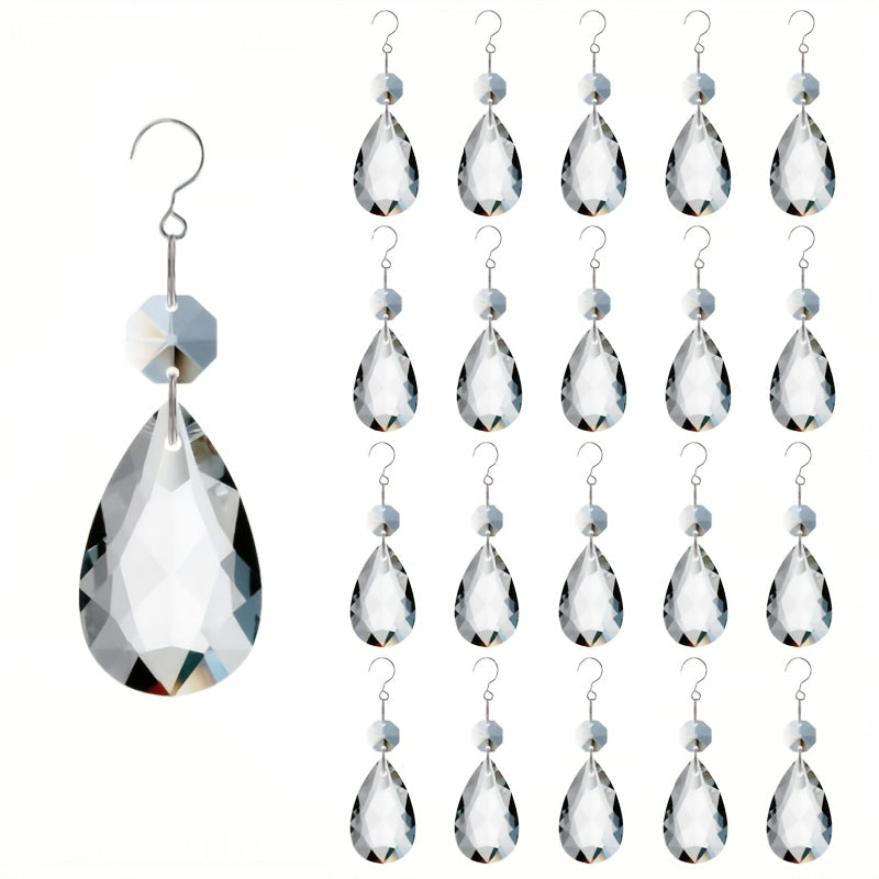 TEMU 20pcs Crystal Chandelier Replaces Pendant, Suitable For Christmas Tree, Wedding, Party Decoration