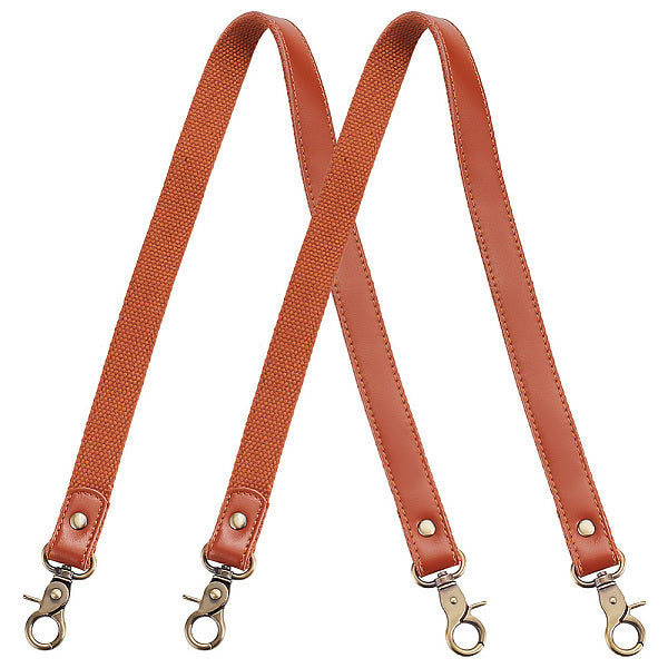 Taschengriffe aus Rindsleder und Polycotton