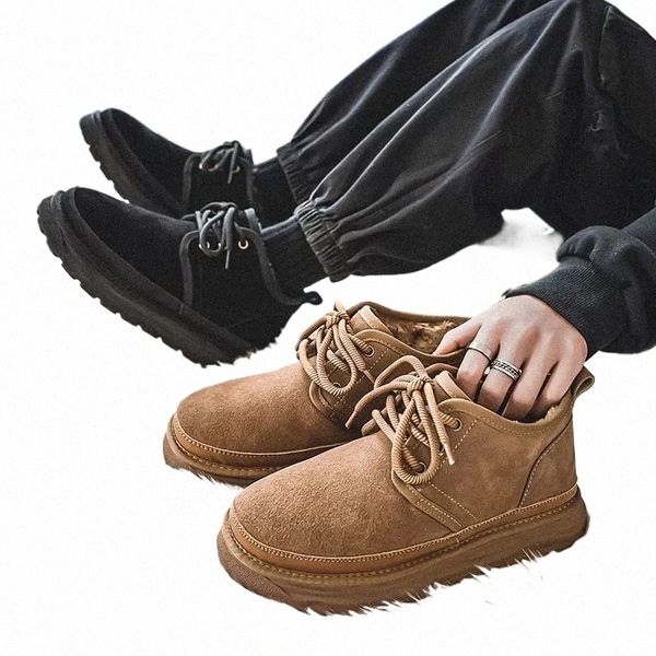 new free shipping designer boots snow fur furry flurry winter womens boots ankle work shoes platform martin boot mens booties o7QM#