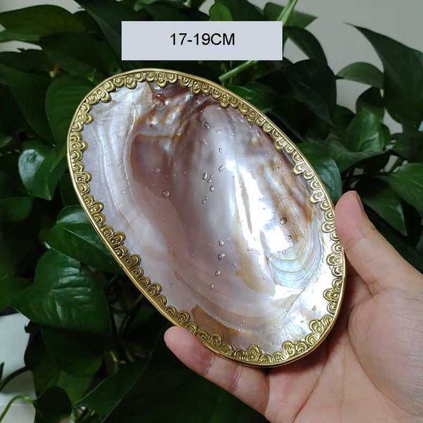 Decorative Plates Mother of pearl service tray natural shell tray caviar finger food canal pie cake rack DIY handmade shell beach decoration