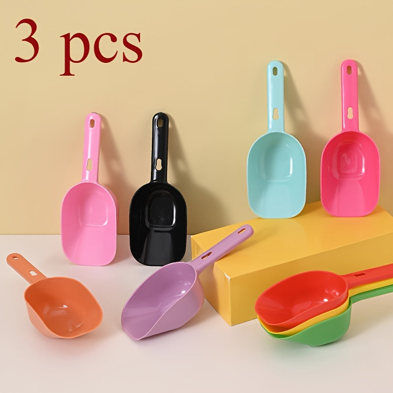 TEMU Colorful Pet For - & Serve, 1-3pcs Plastic Dog Food Shovel