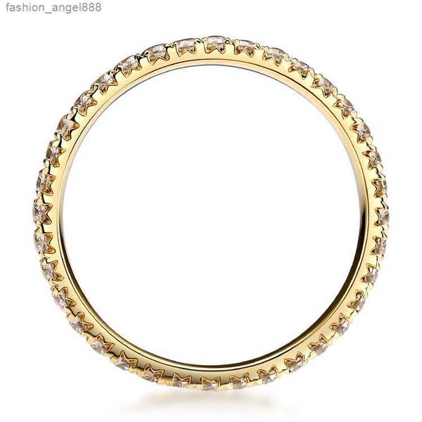Moda Moissanite Diamond 18K 14K Gold D Color VVS1 Preço de fábrica Oissanite Round Round Cut Jewellery Women Diamond Anéis