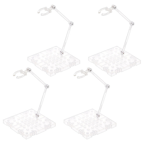 Supporti per espositori per action figure assemblati in plastica