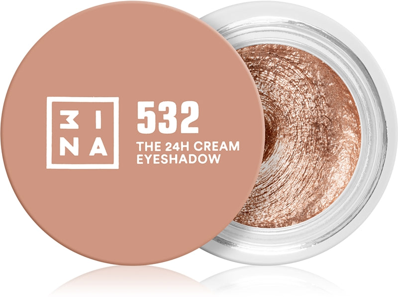 3INA Die 24H Cream Cream Lidschatten 532 Bronze 3 ml