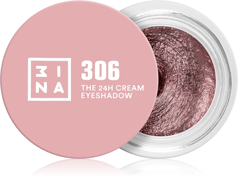 3INA Die 24H Cream Cream Lidschatten 306 Hellrosa 3 ml
