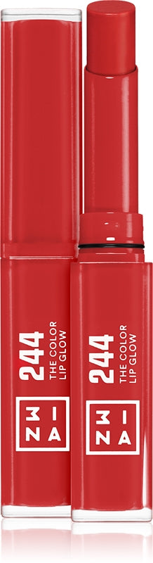3INA Glossy Moisturizing Lipstick Color 244 - Classic, Bright Red 1.6 g