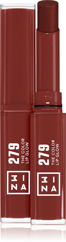 3INA Szminka nawilżająca Color Glossy Moisturizing Lipstick Kolor 279 - True, Red Brown 1,6 g