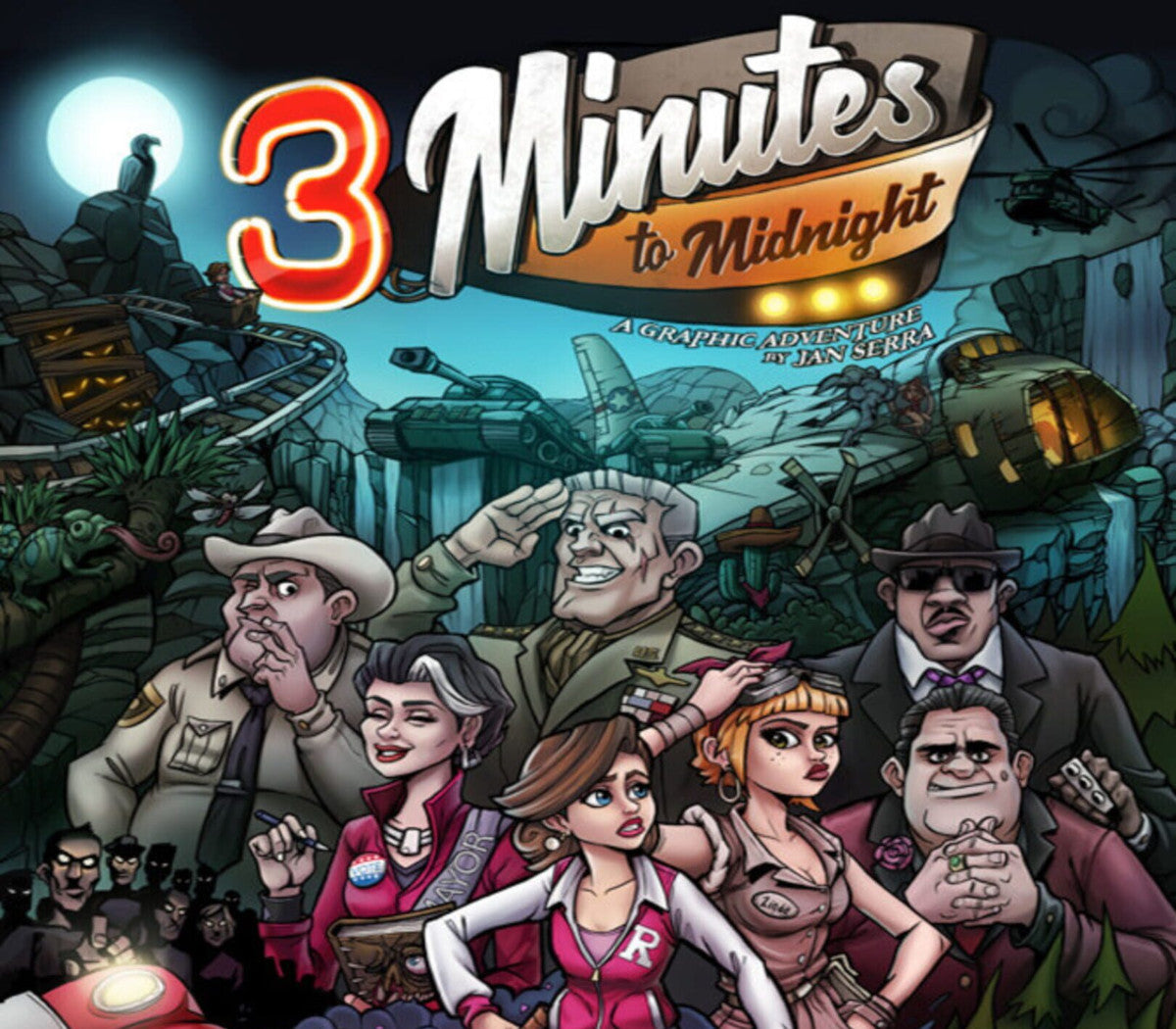 3 Minutes to Midnight - A Comedy Graphic Adventure PC Steam Account