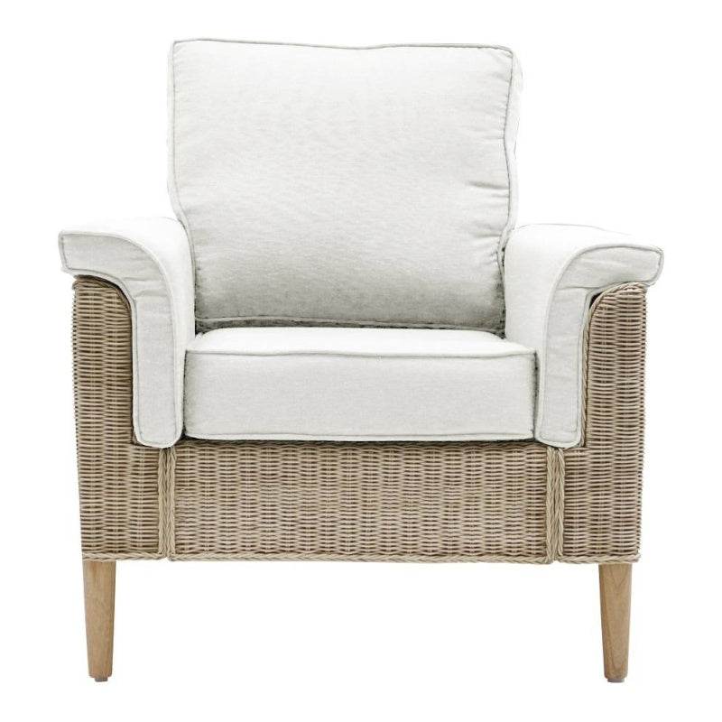 Daro Ontario Upholstered Chair Light Natural Wash - Fabric - Grade B