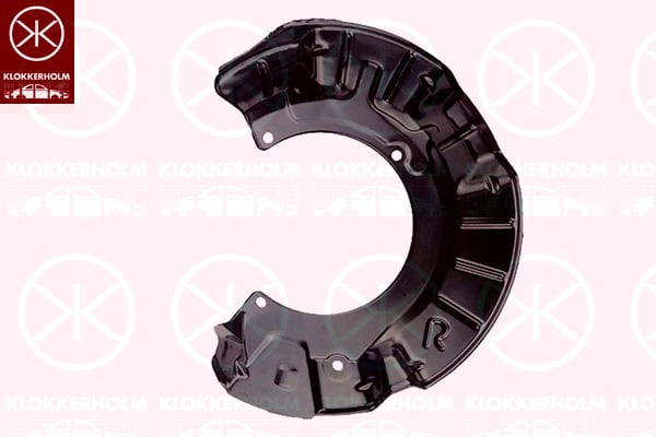 Splash Panel, brake disc KLOKKERHOLM 4001377