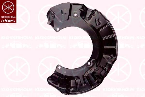 Splash Panel, brake disc KLOKKERHOLM 4001378