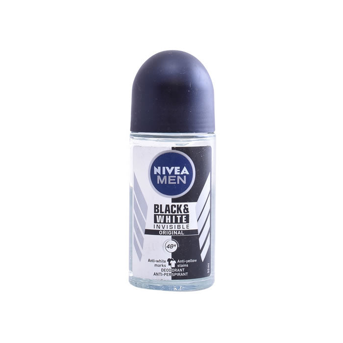 Nivea Herre svart og hvit Ivnisible Original Roll-On Deodorant 50ml