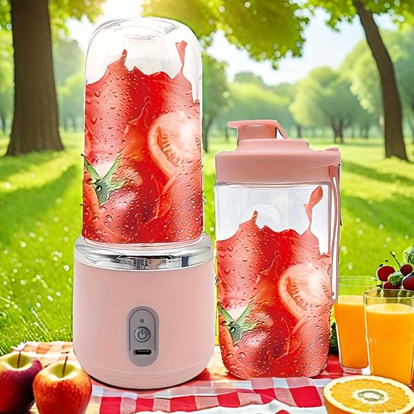 Mini Usb Rechargeable, Multi-Function Fruits, Vegetables, Smoothies & Supplements - Ideal For Kitchen, Outdoor Picnics Smoothie Blender Port