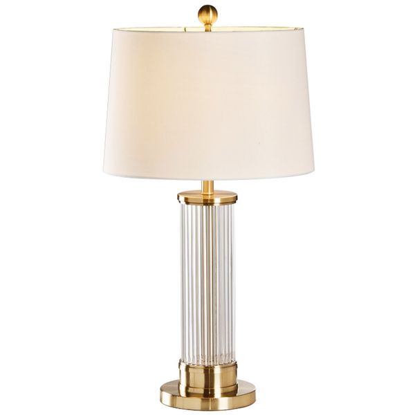 Table Modern Lamps Bedroom Beside Decoration Creative Glass Sticks Stylish Polished Chrome Bar Counter Study Room Desk Lights