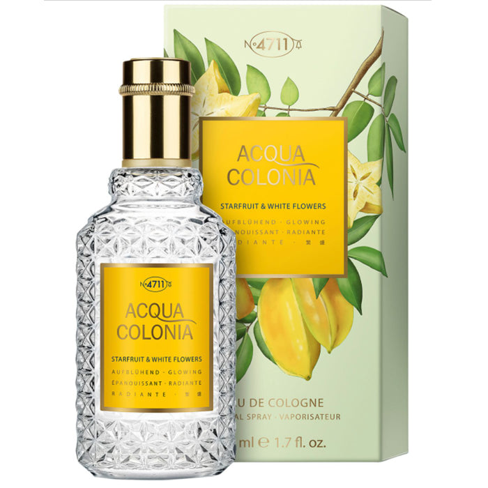 4711 Acqua Colonia Starfruit og hvide blomster Eau De Cologne Spray 50ml