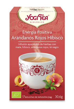 Yogi Tea Positive Energie Blaubeeren Hibiskus 17 x 1