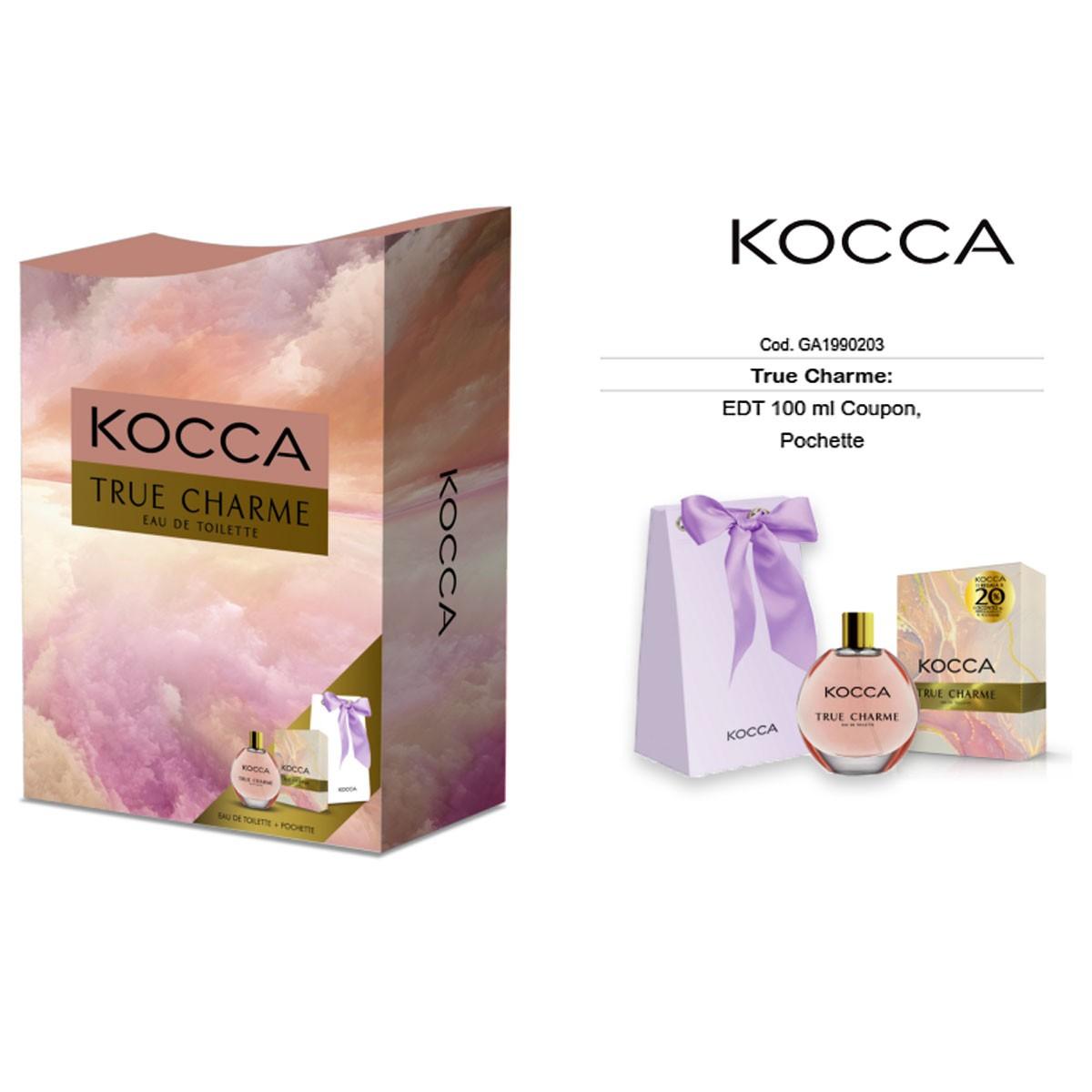 KOCCA TRUE CHARME: Kupong EDT 100ml + clutchveske