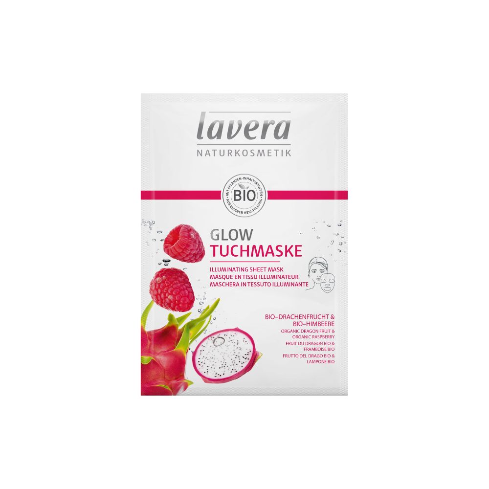 Lavera Aufhellende Stoffmaske mit Bio-Estragon und Bio-Himbeere