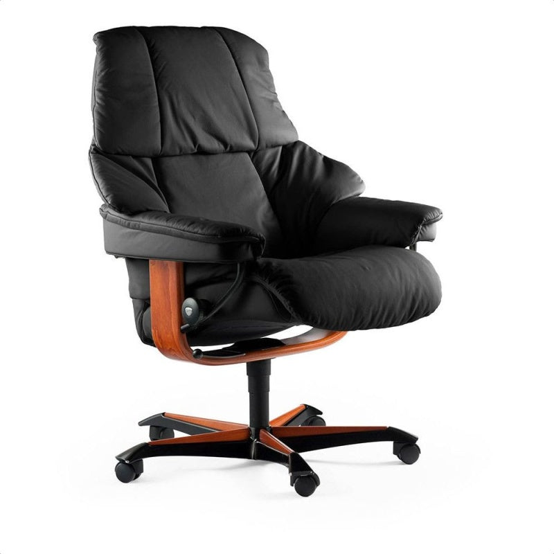 Stressless Reno Office Chair - Leather - Batick