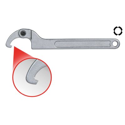 Hook Spanner with Joint KS TOOLS 517.1320