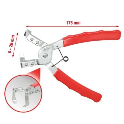 Release Pliers, plastic expanding rivets KS TOOLS 911.8182