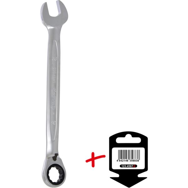 Ratchet Ring Open-ended Spanner KS TOOLS 503.4643-E