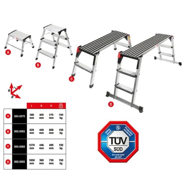 Ladder KS TOOLS 800.0965