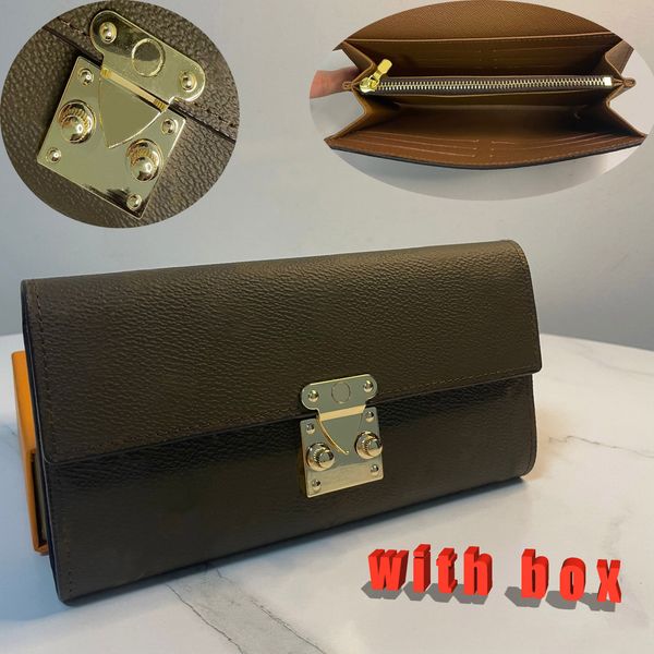 Wallet designer wallet card holder GOLD Lock card holders ladies purse handbag purses Womens Credit Card classic pocket designer purse luxur