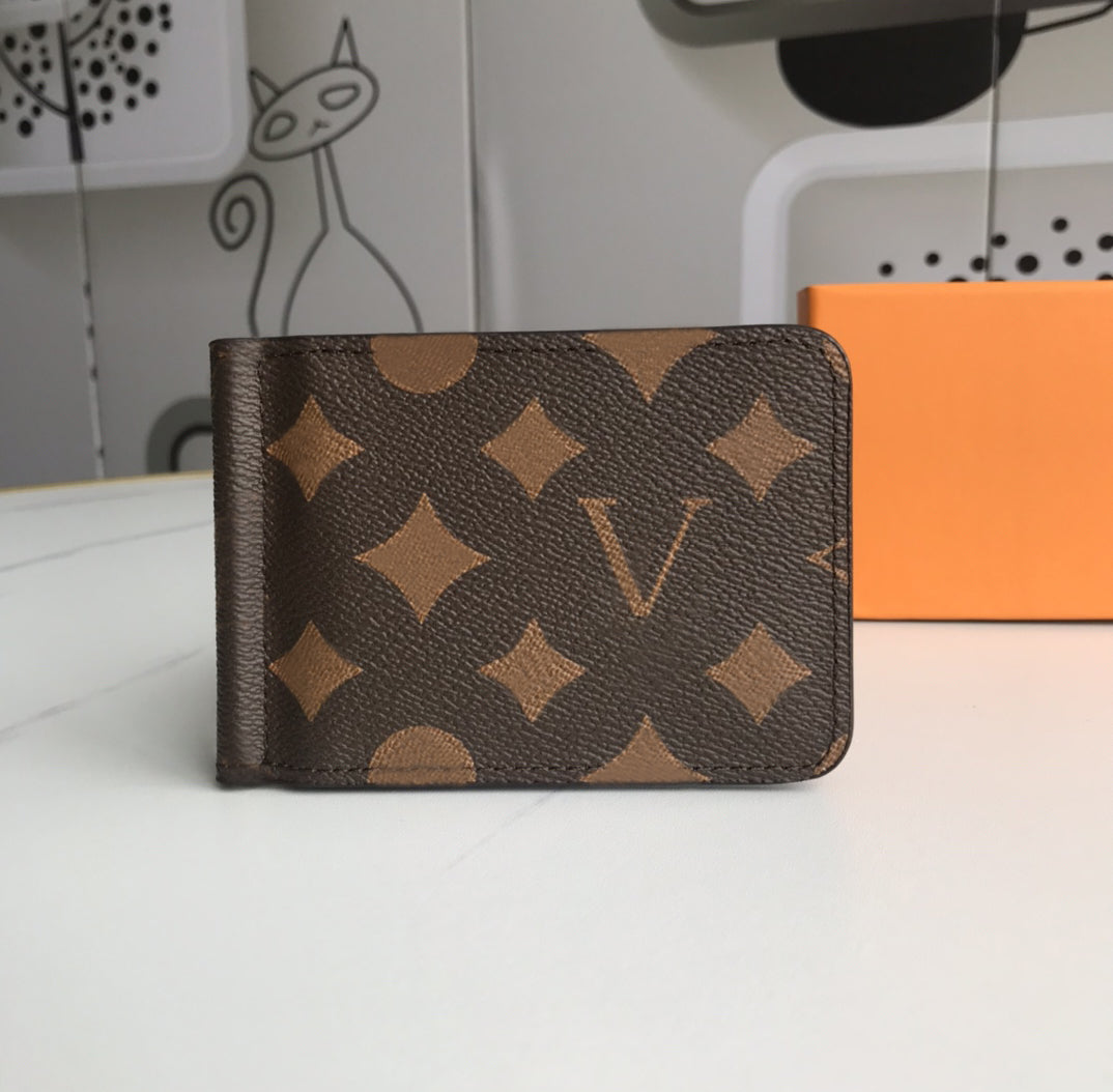 Fashion designer wallets luxury short purse men women clutch bags Highs quality flower letter coin purses plaid card holders with original box dust