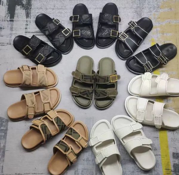 Designers Slippers Baguette Women Mink Slides Slippers Platform Comfort Mules Sandal Scuffs