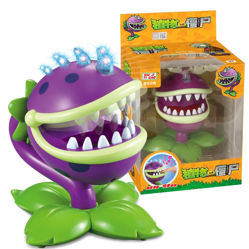 Plants Vs Zombies Licensed Chomper Battle Strategy Set Bulk Stock - Interactive Claw Machine Action Figure Collectible Toy Family Party Game Kids Gi