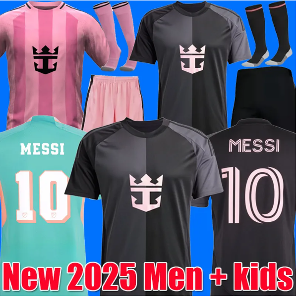 Jerseys kids football kits 24 25 26 football jersey MESSIS Soccer Jerseys 2025 fans playe baby football shirts football tracksuit H250206