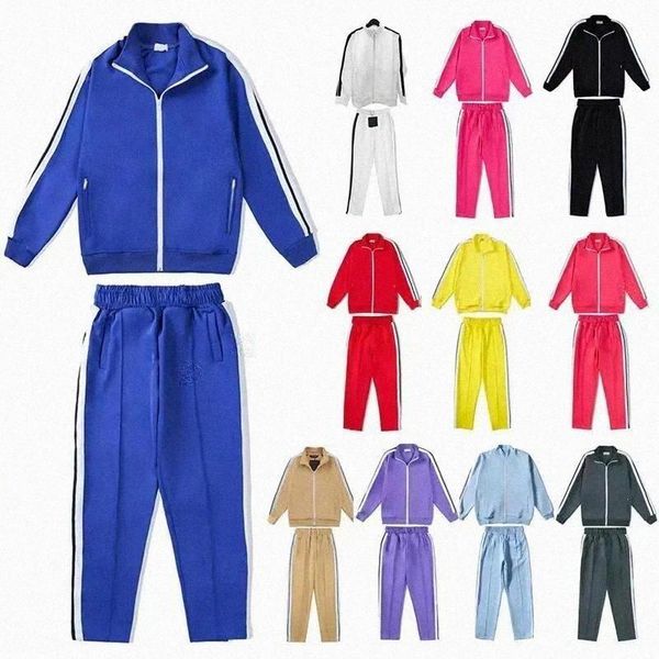 Mens Rastreos de Designer Ruosos Definir calças de casaco feminino Suortes de suor Sportswear Suits Homem calça letra de manga longa Casacos