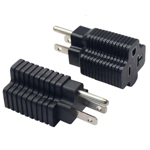 Nema 20 Amp 5-15P Male to 5-15R 20R T Blade Household Plug Converter
