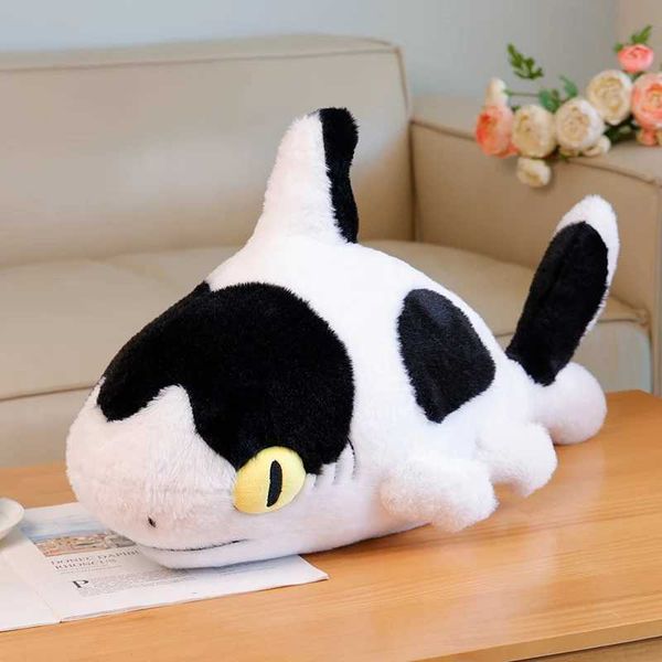 Sharkitty Stuffed Animal Toys Shark Cat Combine Plush Toys Cow Shark Sleeping Pillow Cushion Plush Dolls Birthday Gifts KidsXJ241019
