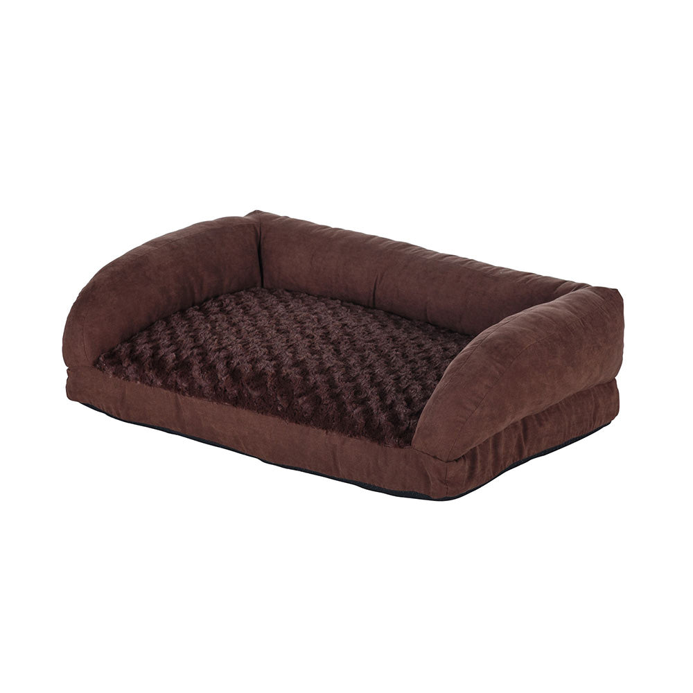 Memory Foam Dog Bed Cushion - Brown Medium