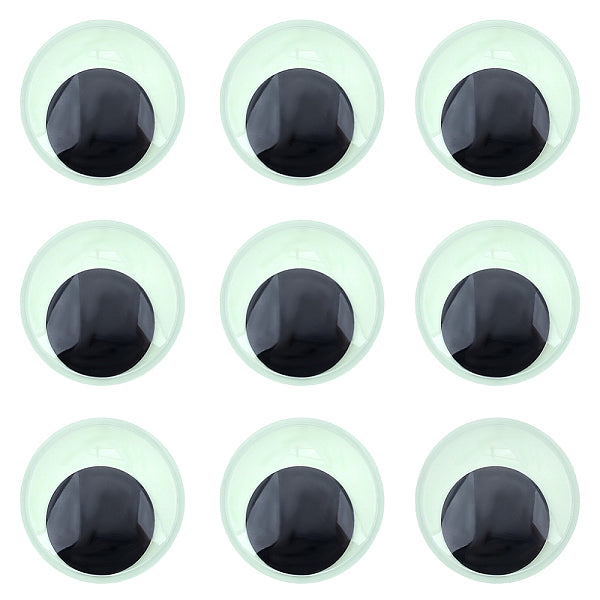 Cabujones luminosos autoadhesivos de plástico con ojos saltones