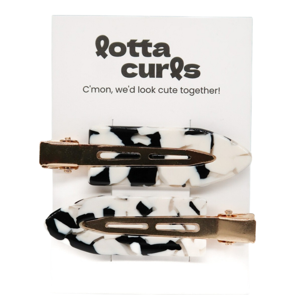 Lotta lockar Stylingklämma hårspännen Tidlös lyster