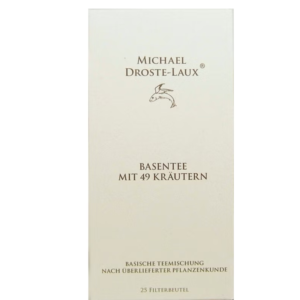 Michael droste-laux Ceai alcalin organic cu 49 de plante, pliculețe (25 de bucăți)