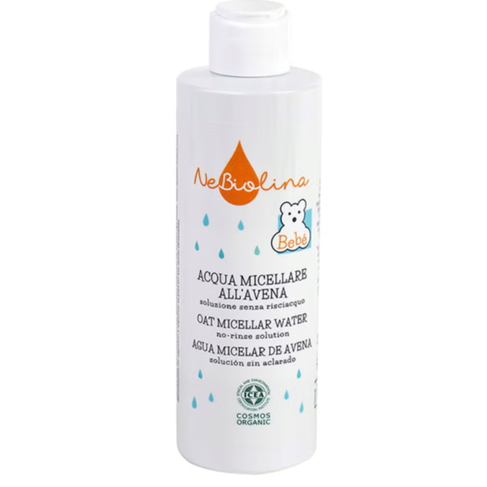 Nebiolina Havre micellarvann for babyer, 200 ml