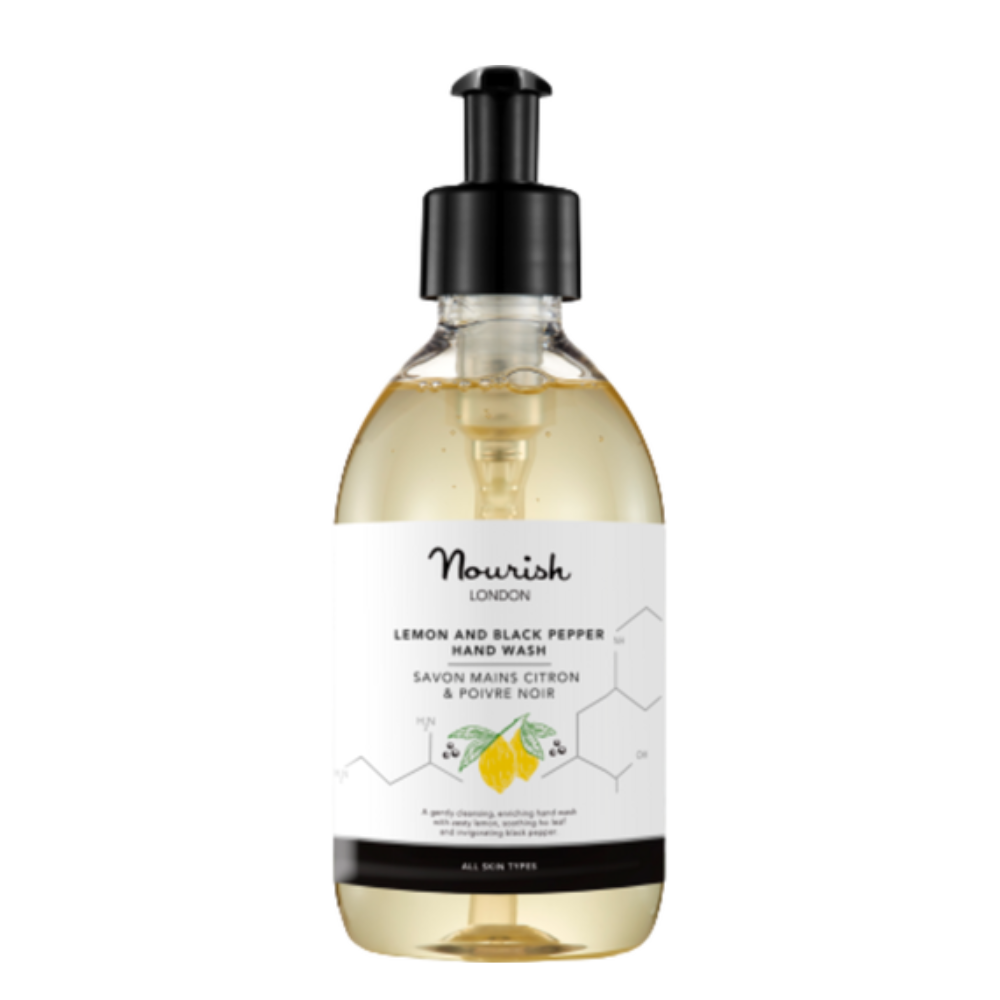 Nourish london Lemon and black pepper hand cleanser, 300 ml