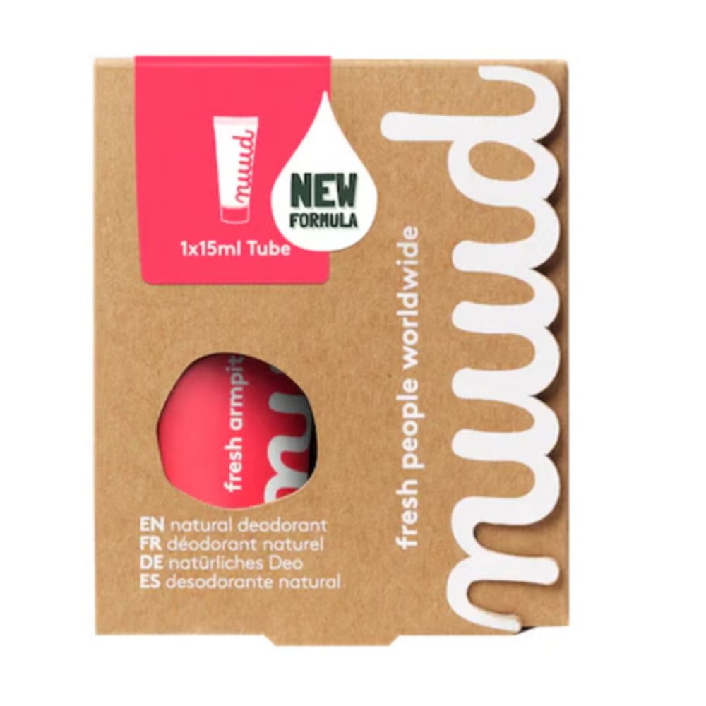 Nuud Startpakke, rød cremedeodorant (15 ml)