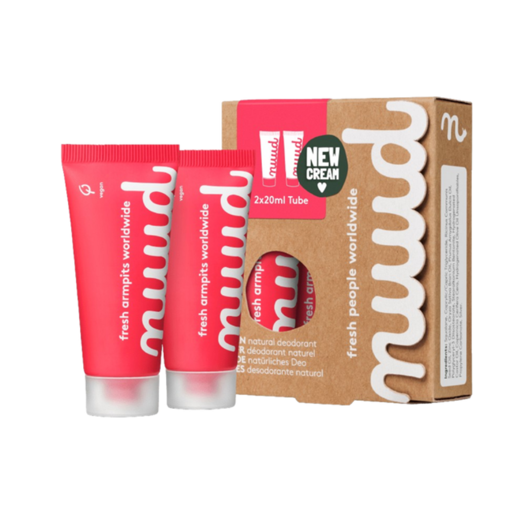 Nuud Smarter Pack, röd krämdeodorant (40 ml)