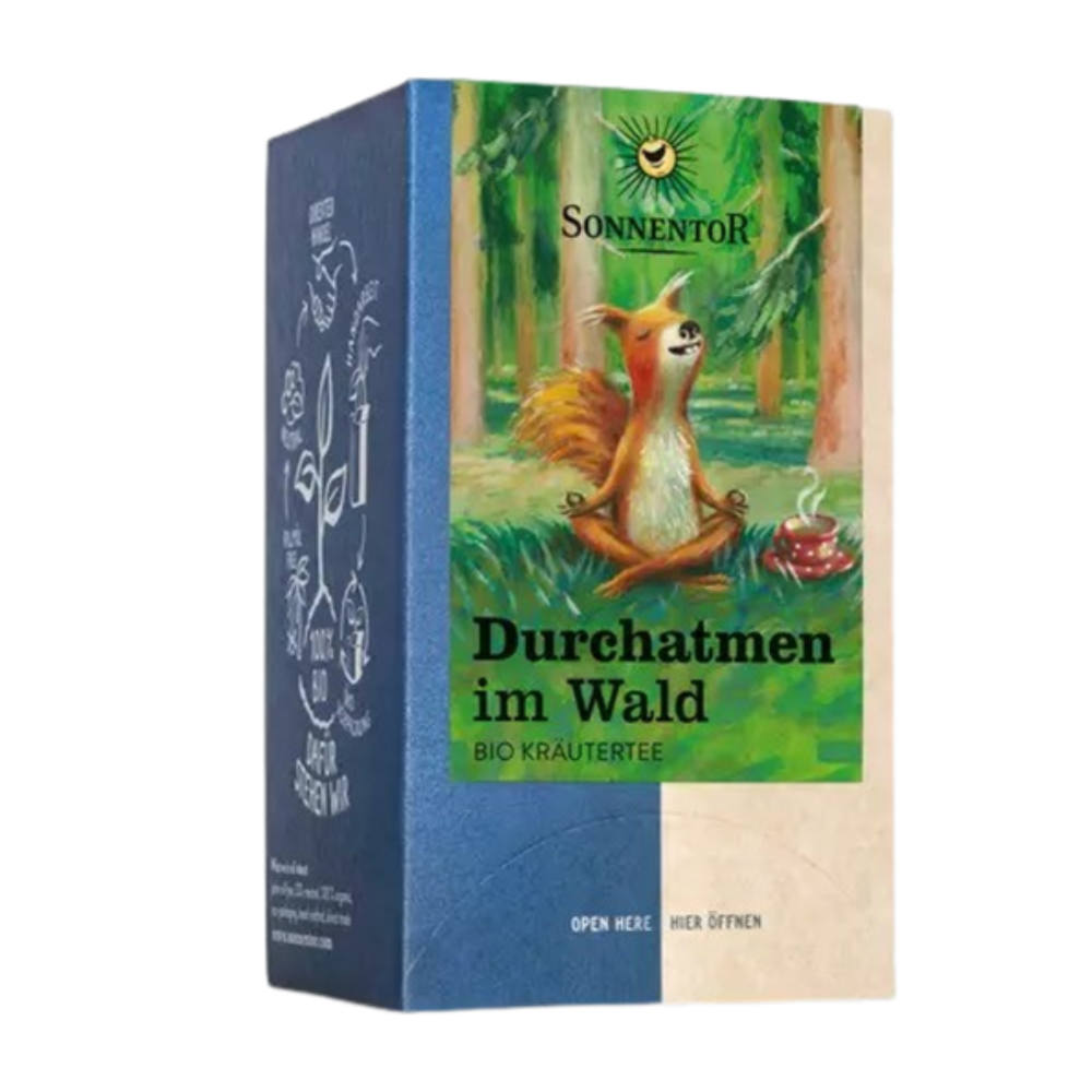 Sonnentor Ceai de plante organic „Respirație profundă”, pliculețe, 18 bucăți (21,60 g)