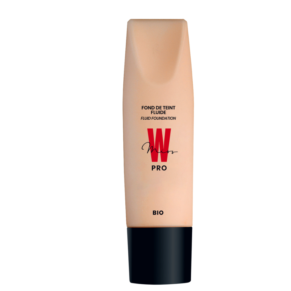 Miss w pro Fluid Foundation, 02 Natural Beige (35 ml)